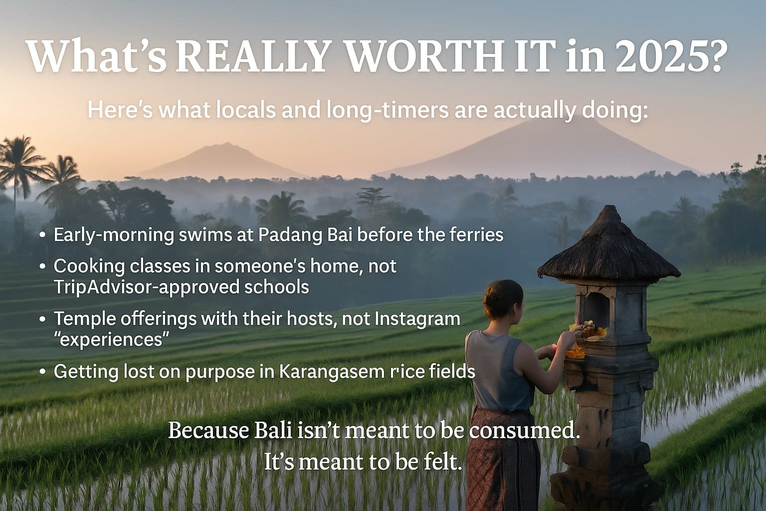 What's Actually the Best Bali Activities in 2026?