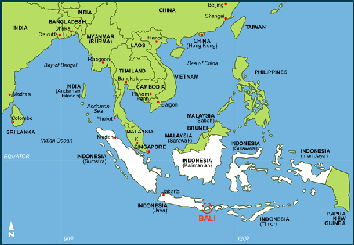 Where is Bali? Neighbouring Countries, Its Ocean, Capital City & More ...