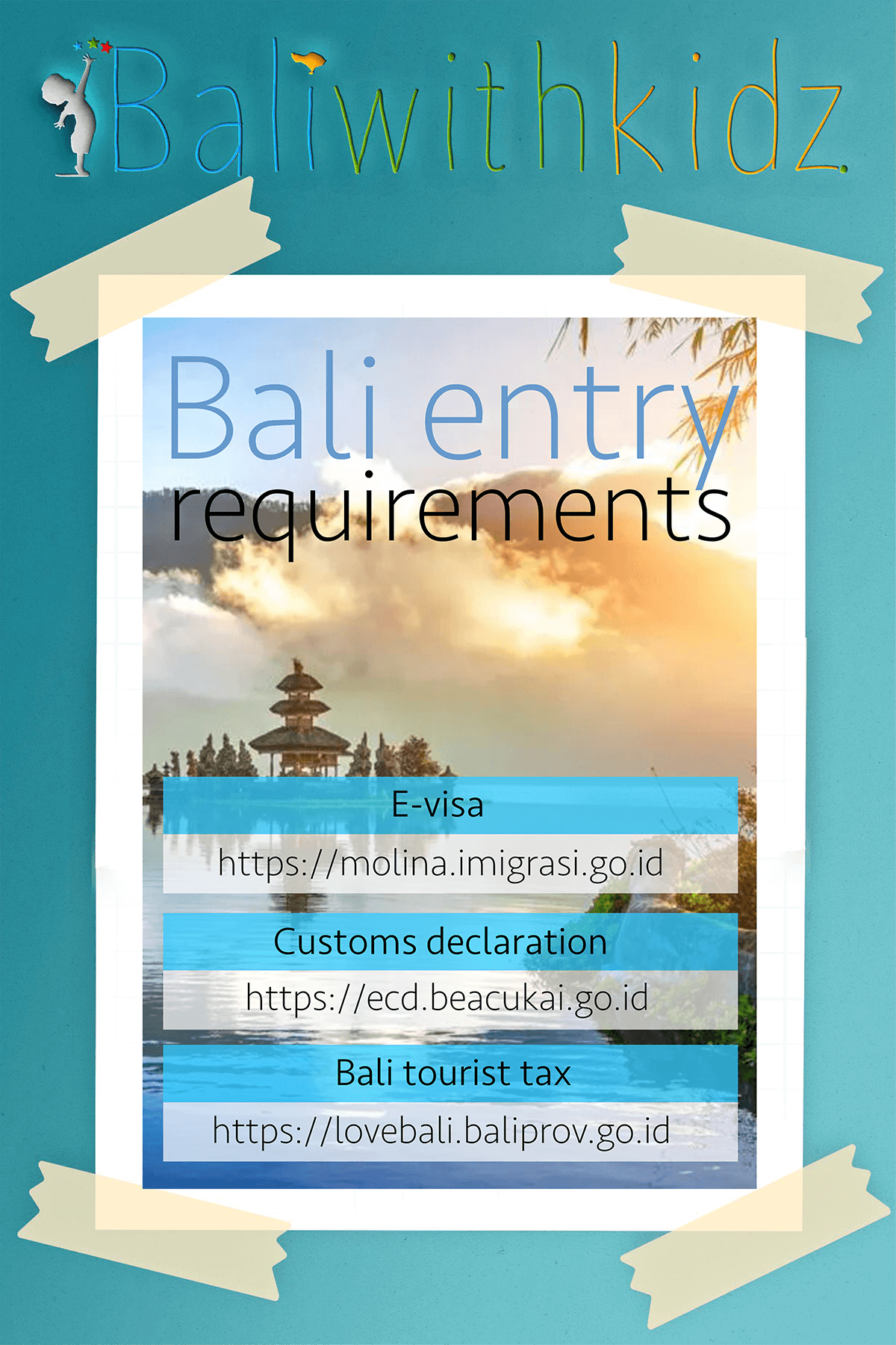 Bali entry requirements – Bali with kidz