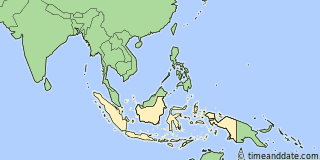 Time Zones in Bali, Indonesia