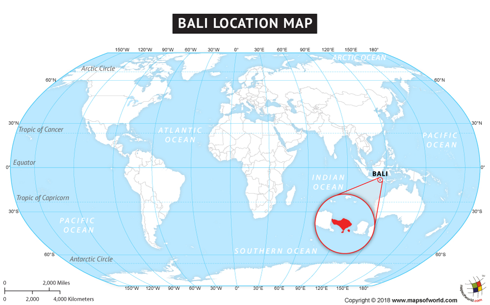 Where is Bali? - Southeast Asia Location Map